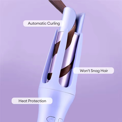Auto Rotating Ceramic Hair Roller - 2 in 1 Automatic Hair Curler