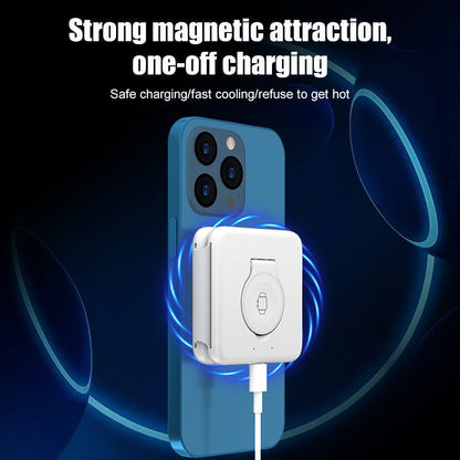 3-in-1 Folding Magnetic Suction Wireless Charger