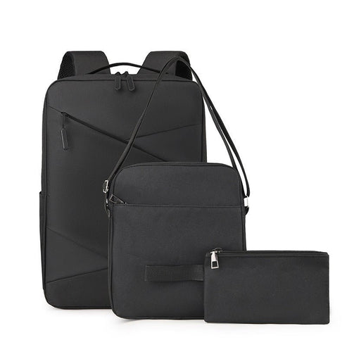 New Business Commute Business Trip Computer Backpacak Men's Three-piece Set