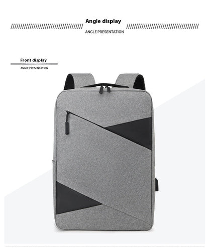 New Business Commute Business Trip Computer Backpacak Men's Three-piece Set